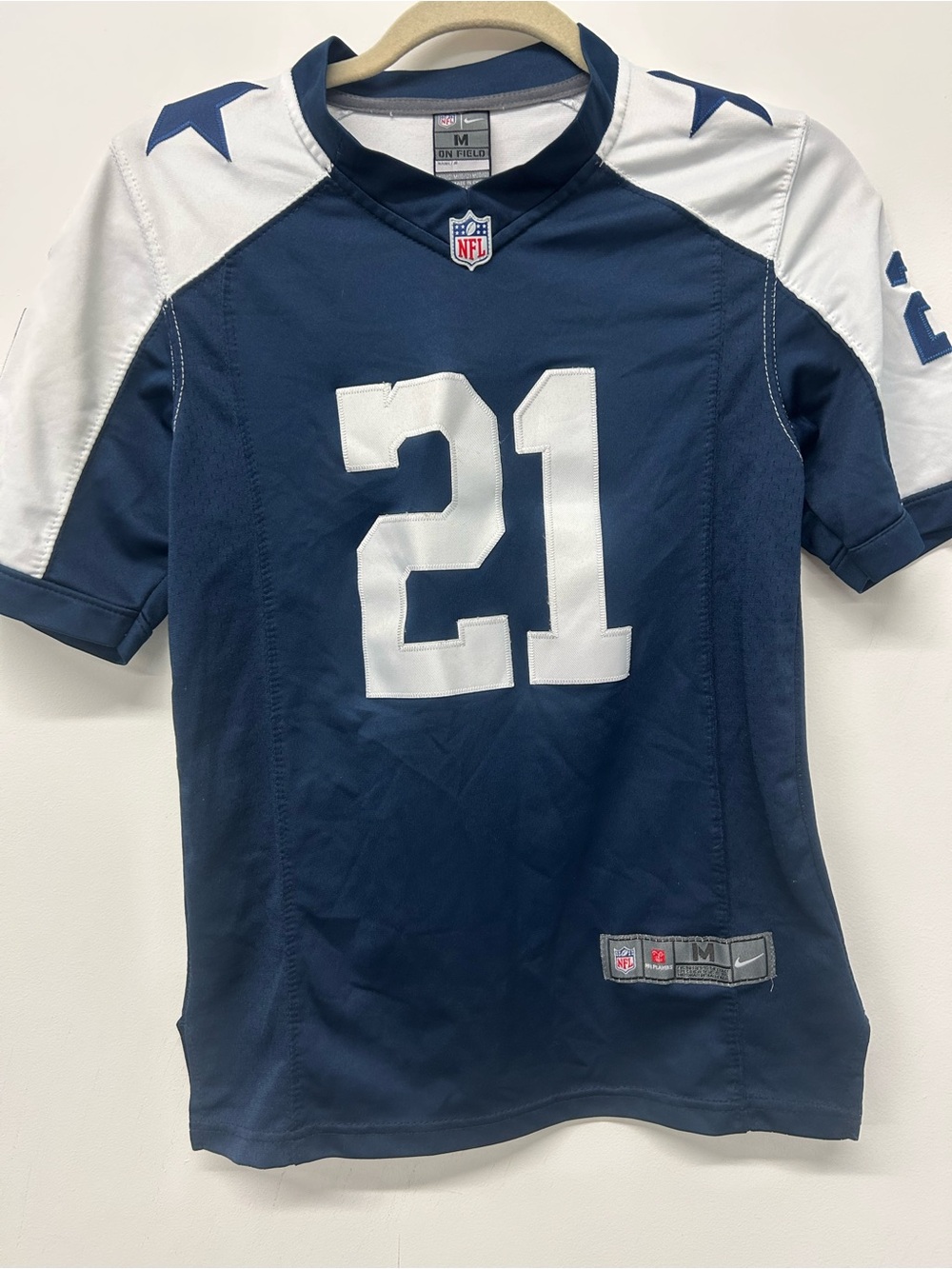 NFL Dallas Cowboys Navy & White #21 Jersey